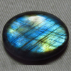 New Madagascar - LABRADORITE - Oval Shape Cabochon Huge size - 22x29 mm Gorgeous Strong Multy Fire